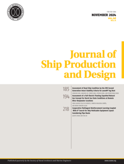 Journal of Ship Production and Design - Print Subscription